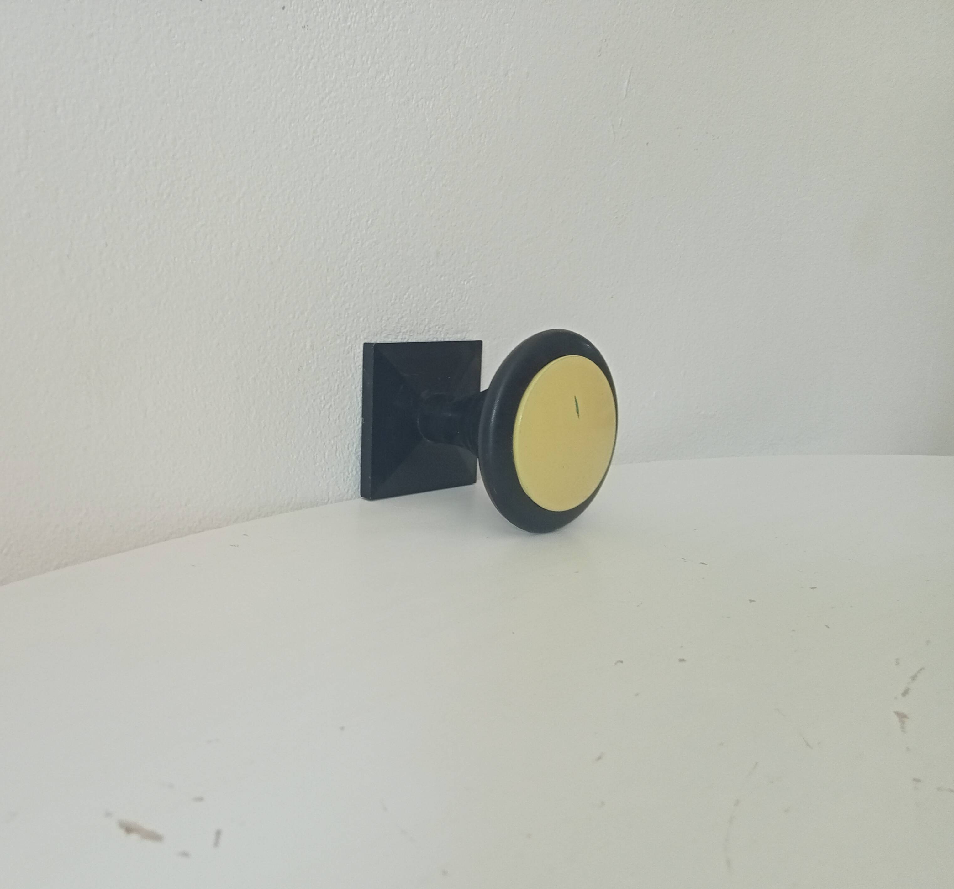Vintage 1960s wall coat hook.