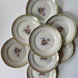 Flat porcelain plates - Moulin des Loups