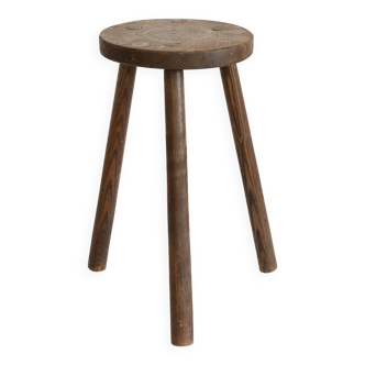 Wooden tripod stool