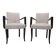 Paire de fauteuils bridges Art déco, France vers 1920