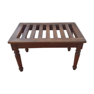 Wooden bench or luggage rack - vintage