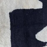 Handmade pure wool Moroccan rug 3x2 m