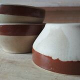 Set of 3 small bowls in Digoin stoneware