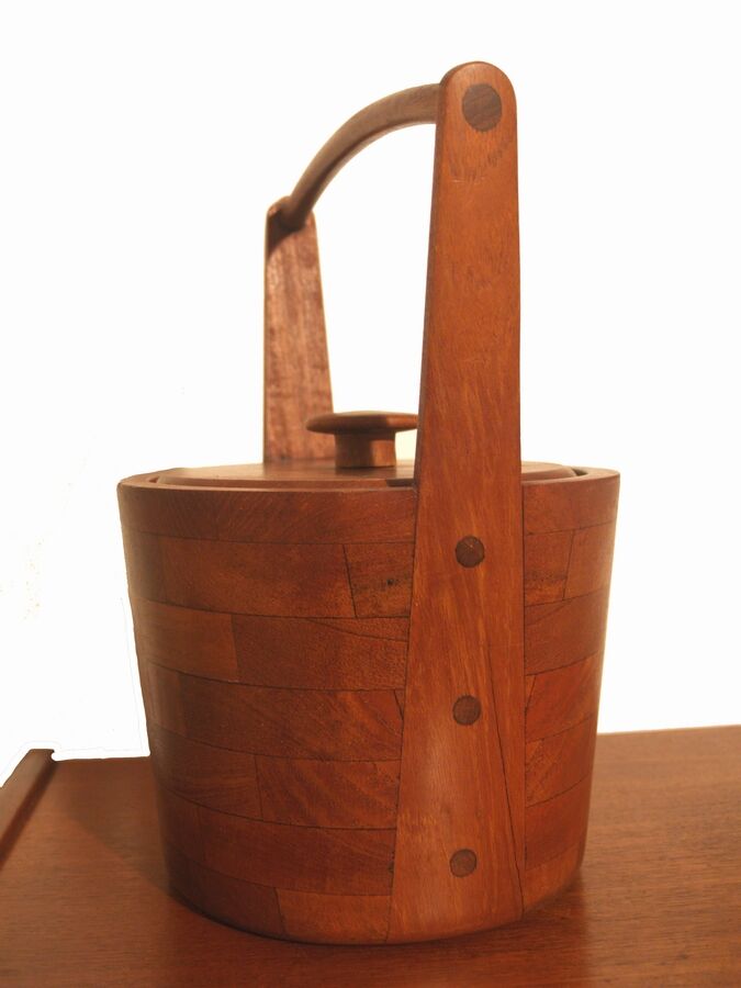 Vintage Danish Teak Ice Bucket
