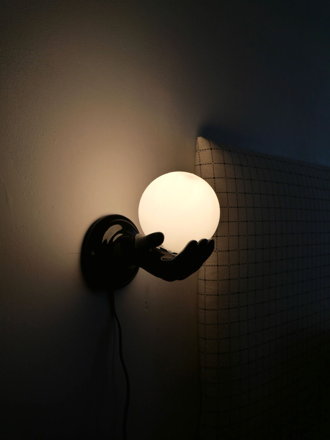 Vintage hand ceramic wall lamps