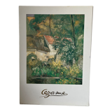Museum poster reproduction of classical painting The House of Father Lacroix in Auvers by Cézanne