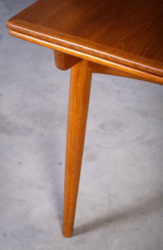 Table de Salle à Manger en Teck AT-312 attribuée à Hans J. Wegner pour Andres Tuck, 1950s