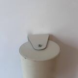 Pair of vintage adjustable wall lights, white metal, Sweden 1970
