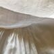 Pillowcase 19th century house at bellows in linen thread