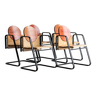 Set of 5 G-Pino Pinocchio dining chairs by Martin Stoll, Germany, 1980s