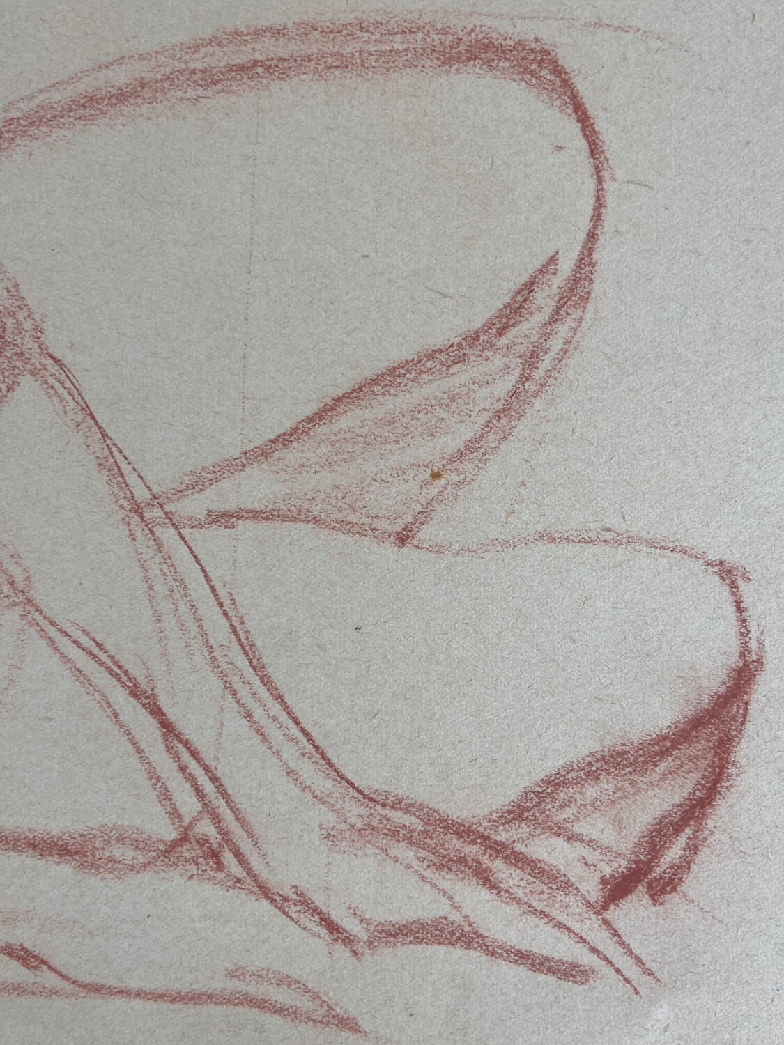 Drawing of female nude