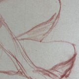 Drawing of female nude