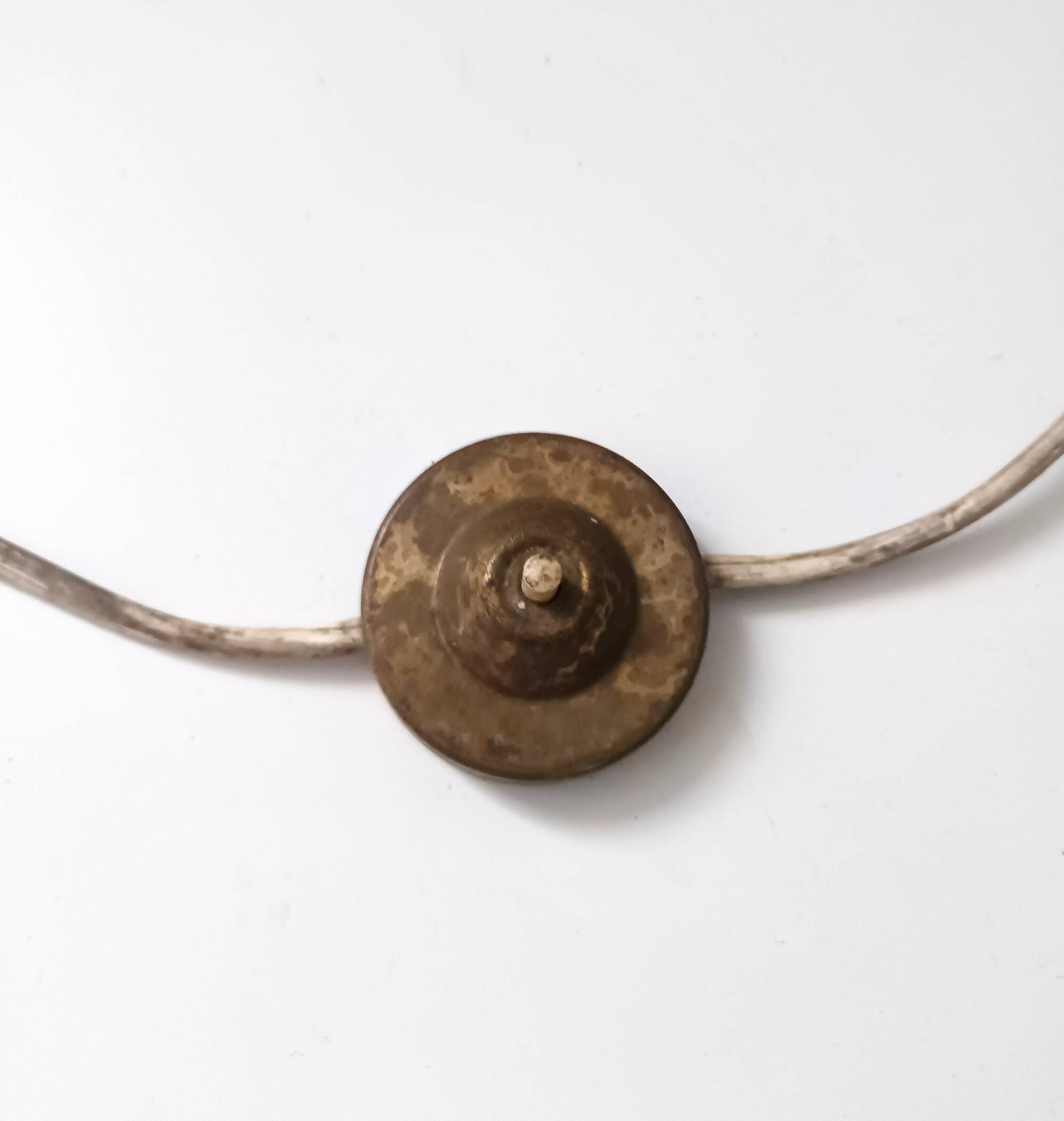 Lampadaire expérimental rare en laiton, aluminium et verre par Arredoluce, Italie