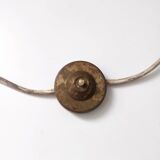 Lampadaire expérimental rare en laiton, aluminium et verre par Arredoluce, Italie