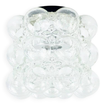 Mid-Century Space Age Bubble Glass Ceiling Lamp by H. Tynell, Germany, 60s