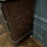 Chinese lacquer chest of drawers decorated with dragon late 19th century