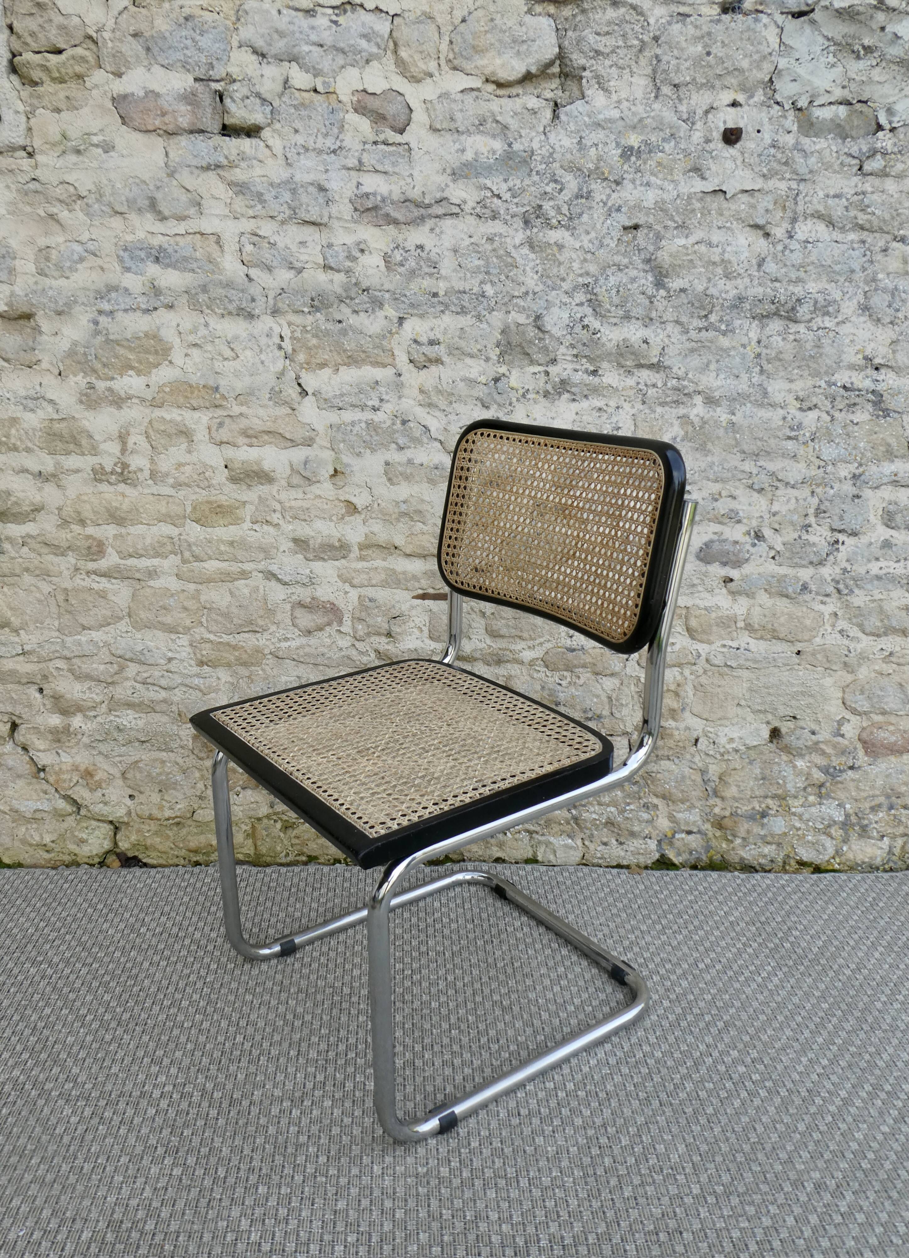 Cesca B32 chair by Marcel Breuer, Italy, 1980s