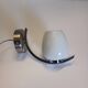 Applique murale vintage - Chrome et opaline - 1970