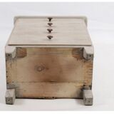 Small Gustavian Gray Painted Chest of Drawers with Original Paint