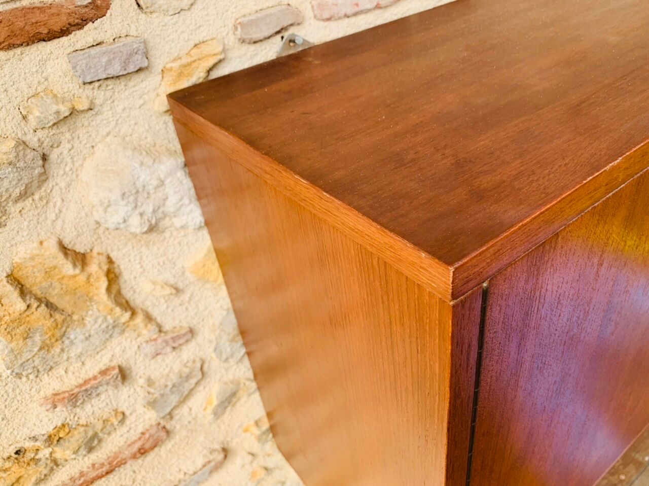 Teak storage cabinet, Scandinavian style, Circa 60's