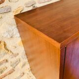 Teak storage cabinet, Scandinavian style, Circa 60's