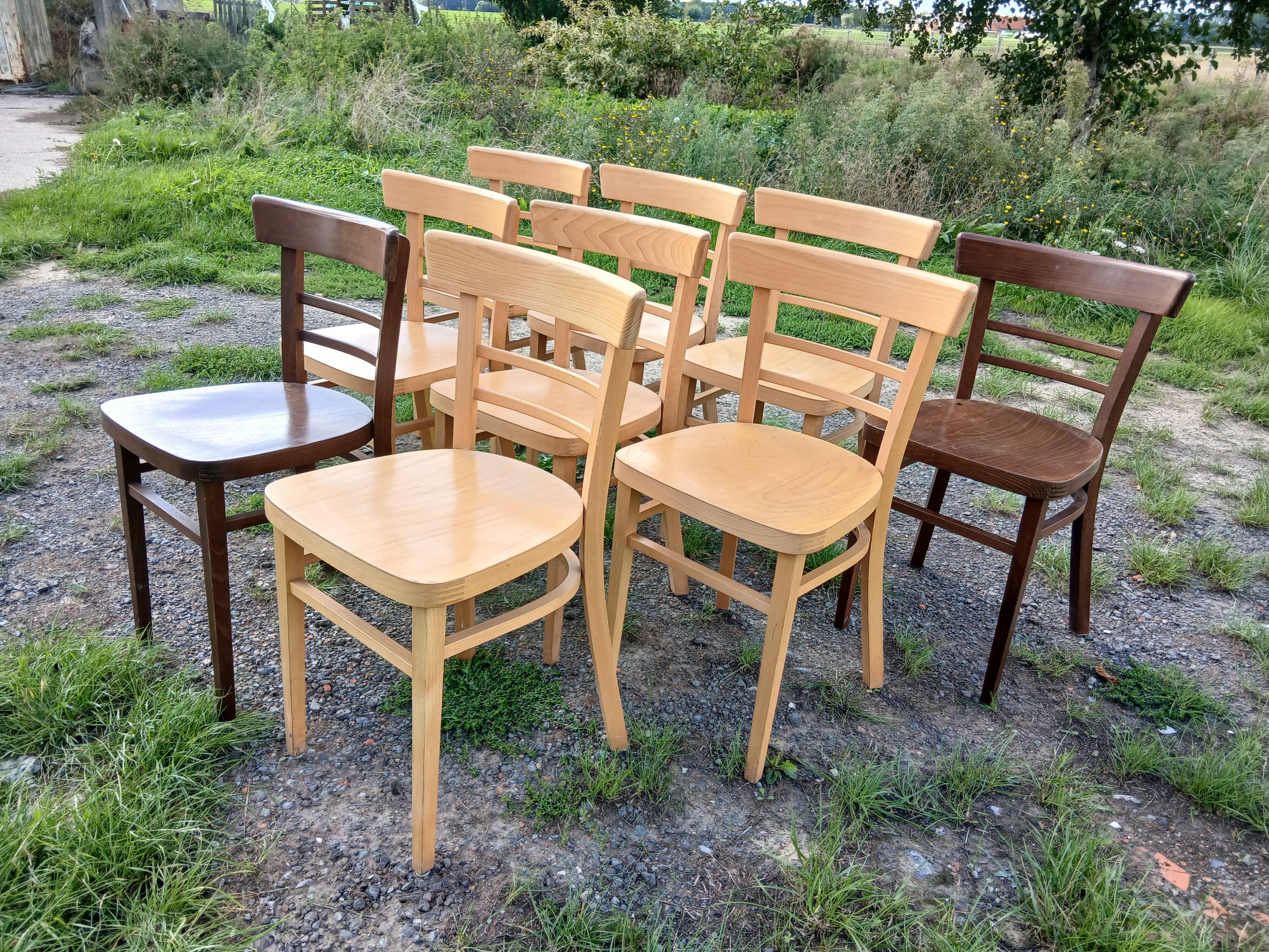Chaises de bistrot