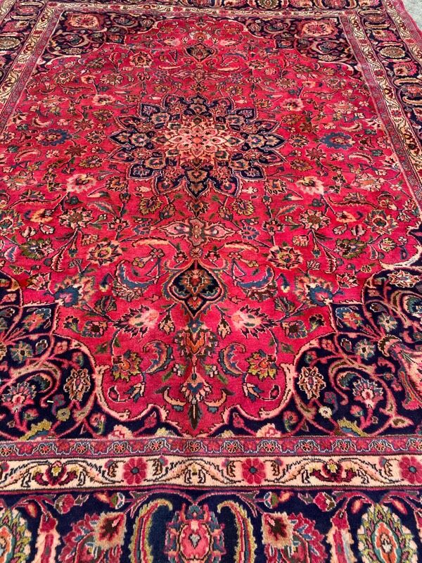 Tapis vintage persan mashhad 250x340 cm