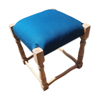 Solid oak stool renovated
