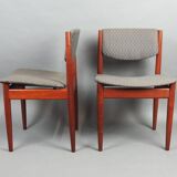 Set of six Scandinavian chairs by Finn Juhl