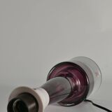 Mid-Century Modern Purple Chrystal Glass Table Lamp by Kosta 1960s