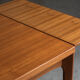 Extendable square dining table by Vejle Stole Møbelfabrik, Denmark 1960’s