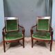 Pair of armchairs with acajoi butts