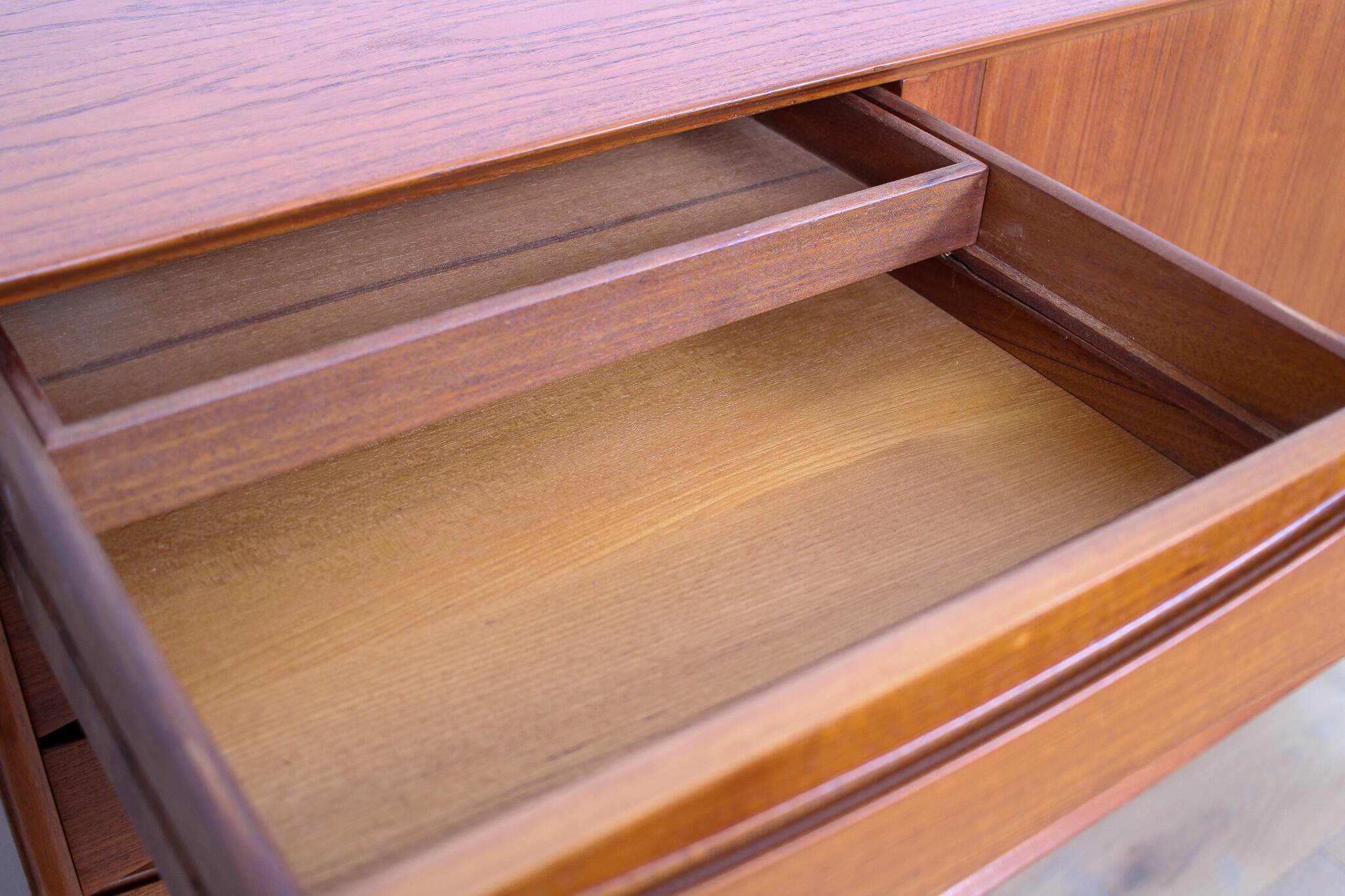 A Danish vintage mid-century Arne Vodder No.63 sideboard by Sibast in Teak