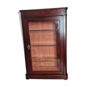 vitrine en acajou