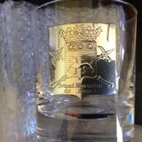 Set of 6 Sèvre crystal whiskey glasses