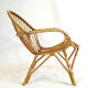 Fauteuil rotin des années 60-70