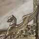 pair of Gothic decorative bookends in brass 1920