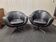 Vintage balloon shell armchair