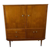 Vintage wooden bar buffet / wall unit / cupboard