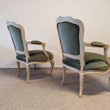 Pair of armchairs Louis XV
