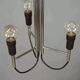 Chrome pendant light, Italian design, 1960s
