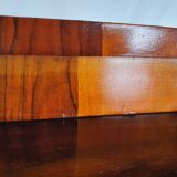 Art deco dining room sideboard in briar with upstand, 1940s