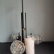 Suspension trois feux vintage