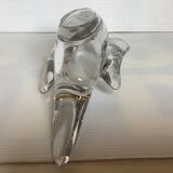 Trinket bowl swallow crystal valves the chatel France