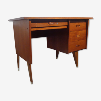 Scandinavian vintage desk of the 50s foot compass