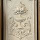 Old carved panel with patina