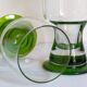 Four vintage XXL crystal glasses