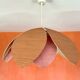 Vintage double lotus pendant light