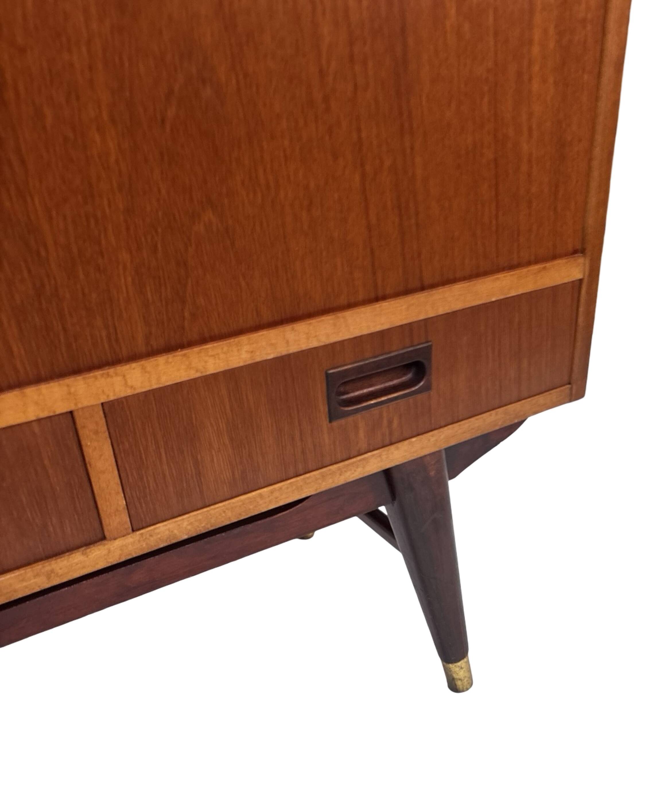 Vintage Wall Unit Bookcase Sweden Teak Design