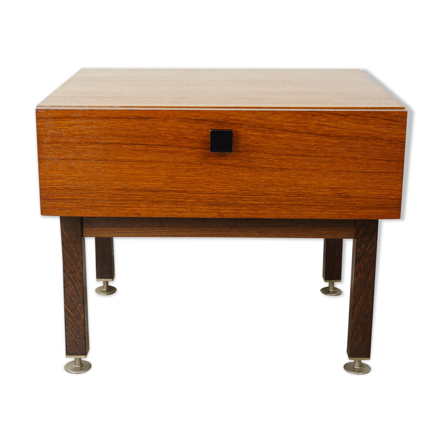 Teak night table 50s - 60s by CombinEurop